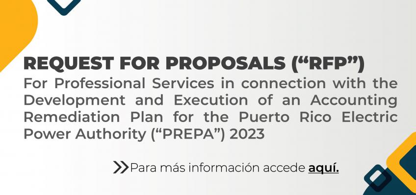 Request For Proposals (“RFP”)